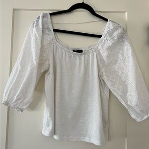 Sanctuary Eyelet Sleeve Top- Women Medium